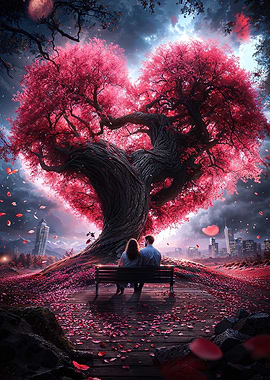 Heart Tree Love