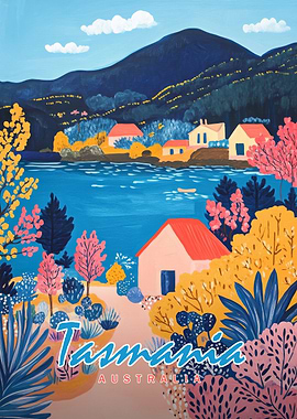 Tasmania Landscape Painting