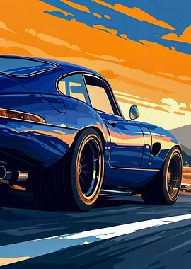 Jaguar E-Type Classic Sports Car