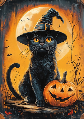 Halloween Black Cat