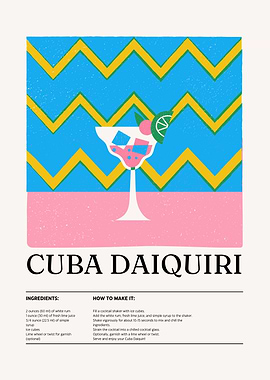 Cuba Daiquiri Cocktail Recipe