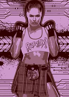 Ronda Rousey Digital Art
