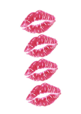 Lipstick Kiss Marks