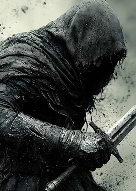 Dark Knight with Sword