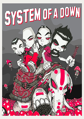 System of a Down Band Poster