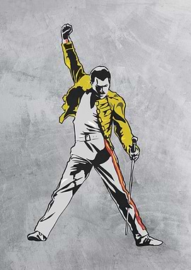 Freddie Mercury Art Print