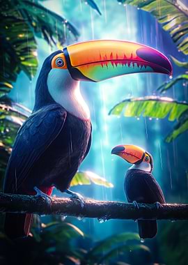 Toucans in the Rain