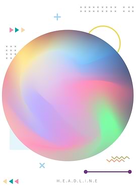 Abstract Gradient Circle