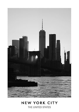 NYC Skyline with Brooklyn Bridge