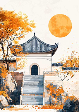 Autumn Temple