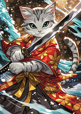 Feline Warrior's Dance