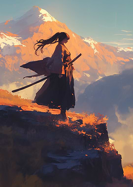 Samurai on Mountaintop