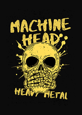 Machine Head Heavy Metal Skull