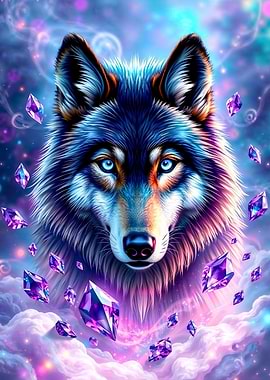 Amethyst Wolf Stonimal