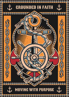 Anchor & Ship Wheel Design