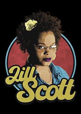 Lill Scott Retro Cartoon Vintage Poster