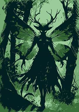 Forest Spirit with Wings