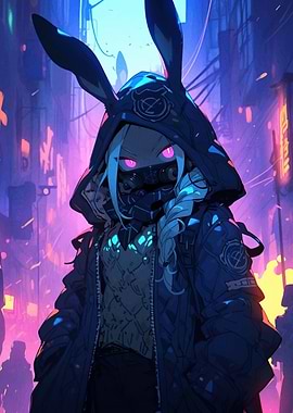 Cyberpunk Bunny Girl