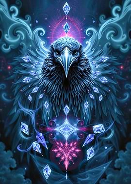 Sapphire Raven Stonimal