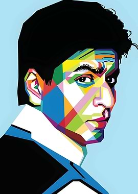 Shah Rukh Khan Pop Art Portrait