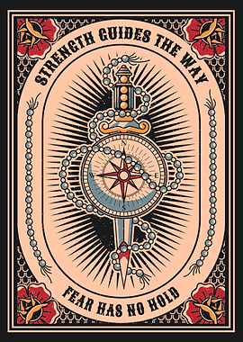 Compass & Dagger Tattoo