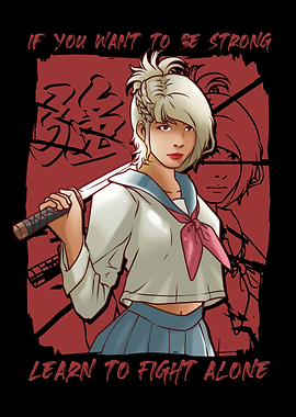 Anime Girl with Katana