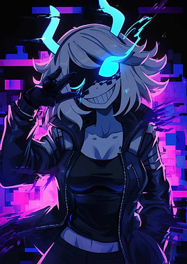 Cyberpunk Anime Girl