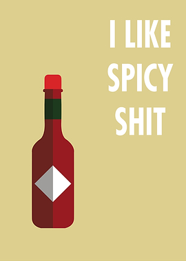 Spicy Hot Sauce Poster