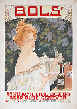 Bols Liqueur Vintage Poster