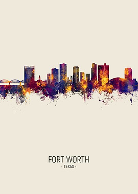 Fort Worth Texas Skyline