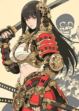 Samurai Warrior Woman