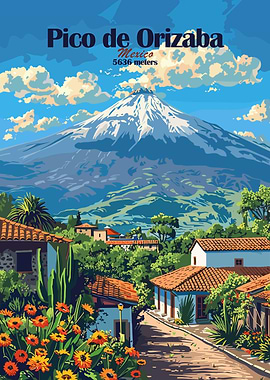 Pico de Orizaba Mountain