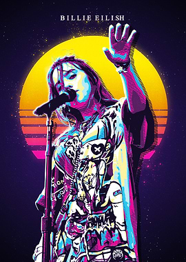 Billie Eilish Retro