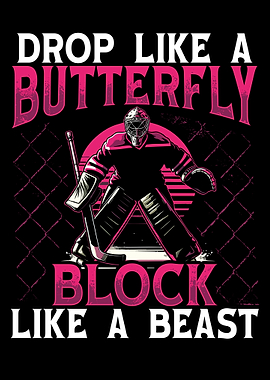 Ice Hockey Goalie Graphic