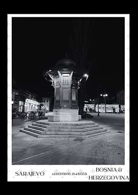 Sarajevo Simplistic Poster