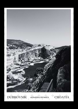 Dubrovnik Simplistic Poster