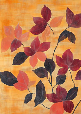 Autumn Leaves Painting