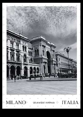 Milan Simplistic Poster