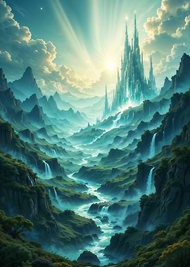 Fantasy Castle Landscape