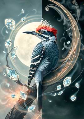 Moonstone Woodpecker Stonimal
