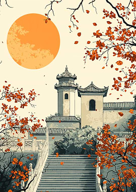 Autumnal Pagoda