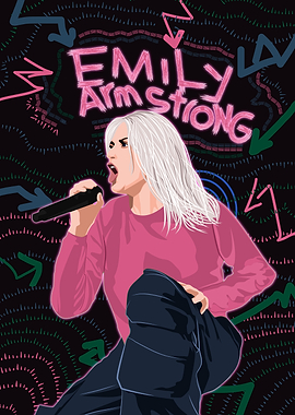 Emily Armstrong Music Poster
