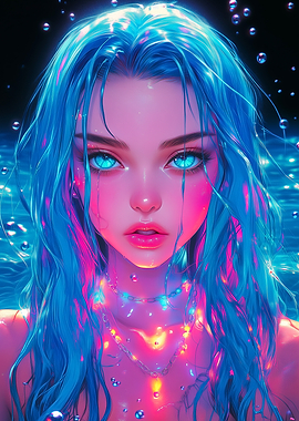 Cyberpunk Anime Girl