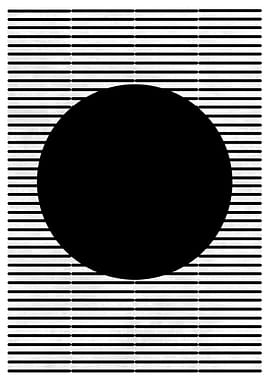 Black Circle Minimalist Art