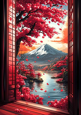 Mount Fuji View Japanese Landscape