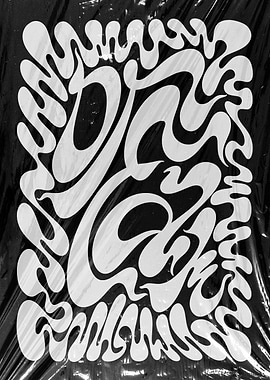 Dream Abstract Black and White Art