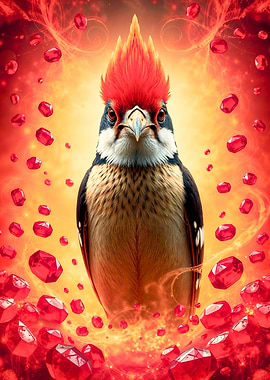 Ruby Woodpecker Stonimal