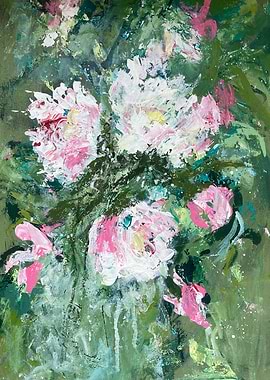 Abstract Floral Painting