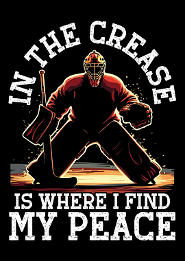 Ice Hockey Goalie Graphic