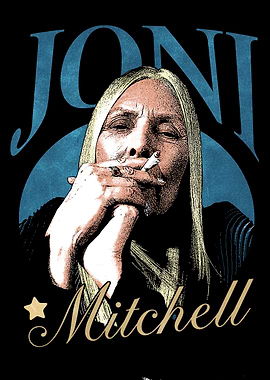 Joni Mitchell Legend Poster